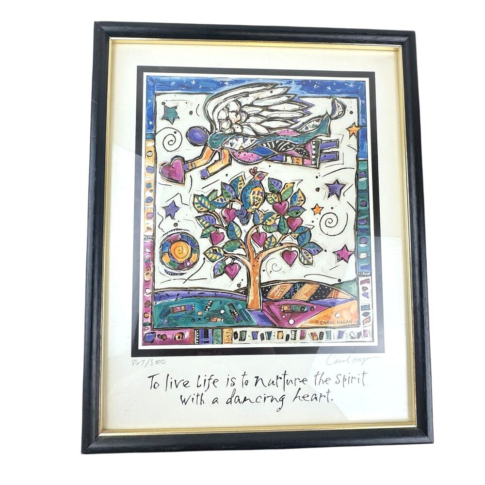 Carol Hagan Limited Edition Print Angel of the Heart Artist Signed & Numbered